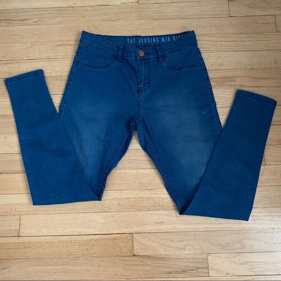 Cotton On blue jeggings mid rise size 6 - Picture 2 of 4
